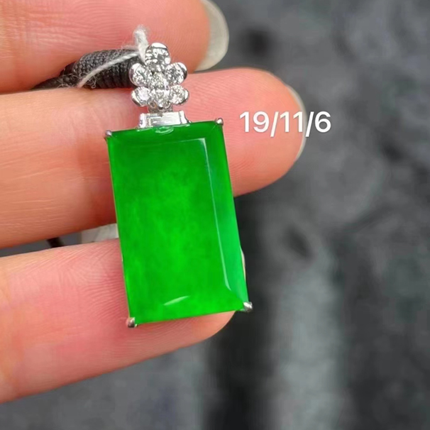 小辣绿翡翠素牌[哇] 完美诠释“小而精” 喜询