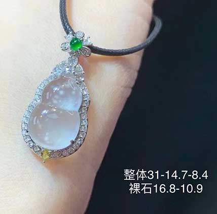 翡翠高冰木那葫芦 纯净起光，完美诠释小而精 26800 性价比推荐 实物美极了