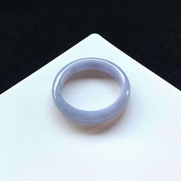 紫罗兰小圈口53.4-12.7-8.1 满茄紫正圈手镯 正圈53-54  超值价：2.48万