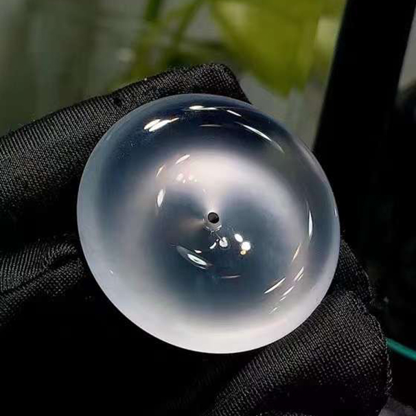 翡翠冰玻平安扣