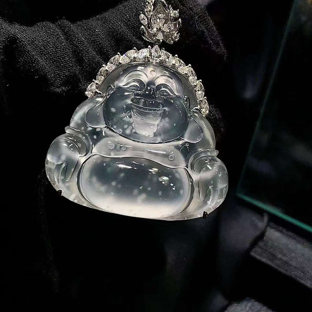 玻璃木那翡翠佛公