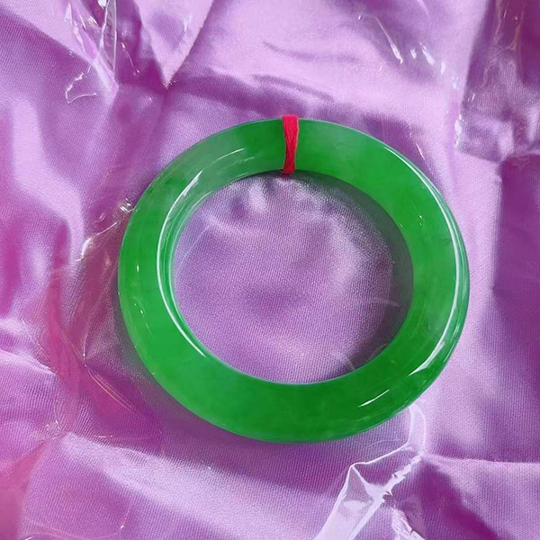 52圈口冰种满色翡翠手镯，高品质可传家